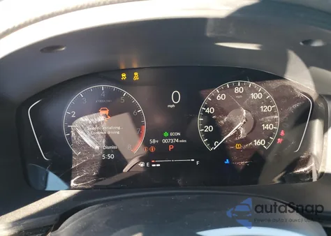 2024 Honda Civic Sport z USA, uszkodzony, nr VIN 2HGFE2F51RH551879